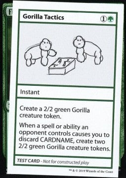 Gorilla Tactics (V.2) - Mystery Booster: Playtest Cards (Special)