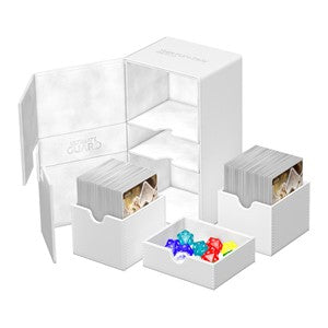 Ultimate Guard Twin Flip'n'Tray Monocolor Deck Case 200+ (White)