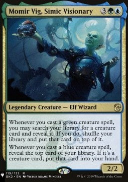 Momir Vig, Simic Visionary - Mystery Booster 2: Reprints from Across Magic's History (Rare)