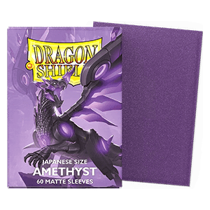 60 Small Dragon Shield Sleeves - Matte Amethyst