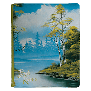 Ultra Pro "Bob Ross Lakeside Path" 9-Pocket Zippered PRO-Binder