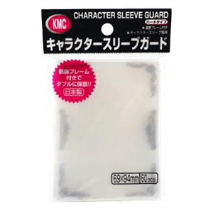 60 KMC Silver Character Sleeve Covers (Translucent) (Version 2)