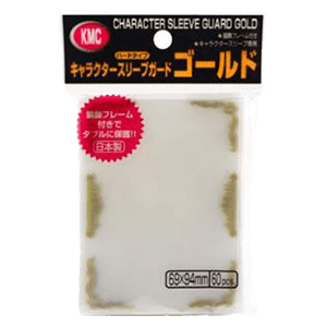 60 KMC Gold Character Sleeve Covers (Translucent) (Version 2)