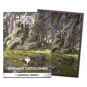 100 Dragon Shield Sleeves - Matte Dual Landfall Series "Verdant Catacombs"