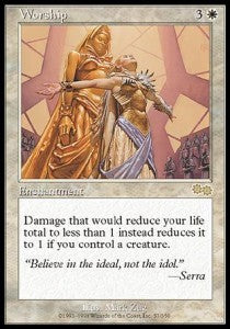 Worship - Urza's Saga (Rare) [USG-57]