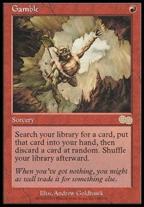 Gamble - Urza's Saga (Rare) [USG-188]