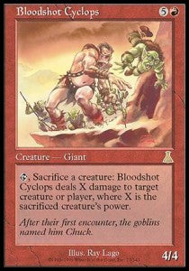 Bloodshot Cyclops - Urza's Destiny (Rare) [UDS-77]
