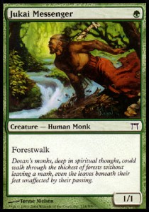 Jukai Messenger - Champions of Kamigawa (Common) [CHK-218]