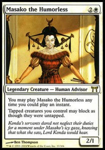 Masako the Humorless - Champions of Kamigawa (Rare) [CHK-33]