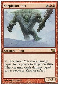 Karplusan Yeti - Ninth Edition (Rare) [9ED-198]