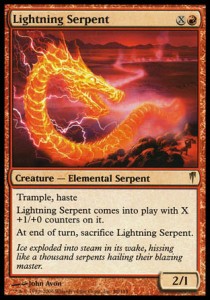 Lightning Serpent - Coldsnap (Rare) [CSP-88]