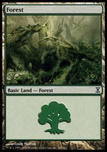Forest (V.3) - Time Spiral (Land) [TSP-300]