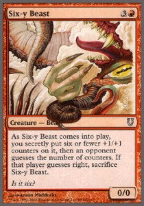 Six-y Beast - Unhinged (Uncommon) [UNH-89]