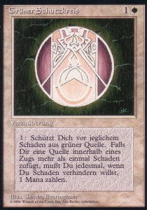 Circle of Protection: Green - Foreign Black Bordered (Common) [DTL-195]