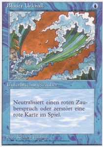 Blue Elemental Blast - Foreign White Bordered (Common)