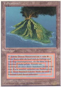 Volcanic Island - Foreign White Bordered (Rare)