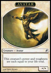 Avatar Token (White */*) - Lorwyn (Token) [LRW-T1]