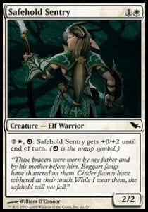 Safehold Sentry - Shadowmoor (Common) [SHM-22]