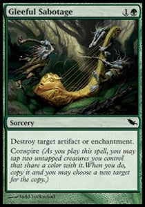 Gleeful Sabotage - Shadowmoor (Common) [SHM-116]