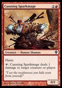 Cunning Sparkmage - Worldwake (Uncommon) [WWK-79]