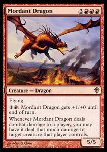 Mordant Dragon - Worldwake (Rare) [WWK-85]