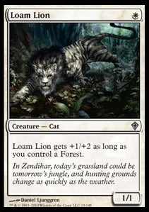 Loam Lion - Worldwake (Uncommon) [WWK-13]