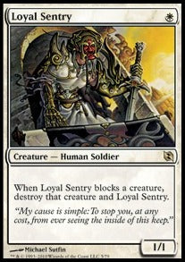 Loyal Sentry - Duel Decks: Elspeth vs. Tezzeret (Rare) [DDF-5]
