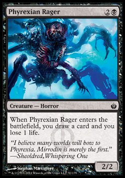 Phyrexian Rager - Mirrodin Besieged (Common) [MBS-51]