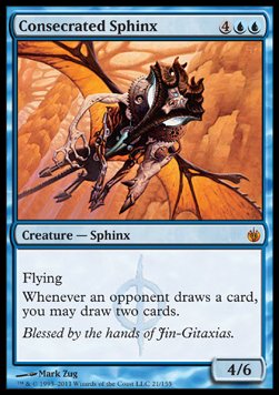 Consecrated Sphinx - Mirrodin Besieged (Mythic) [MBS-21]