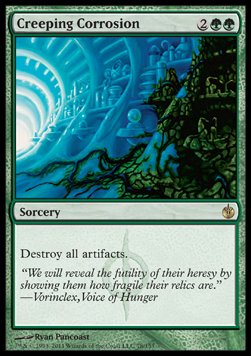 Creeping Corrosion - Mirrodin Besieged (Rare) [MBS-78]