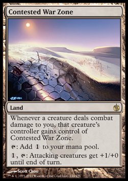 Contested War Zone - Mirrodin Besieged (Rare) [MBS-144]