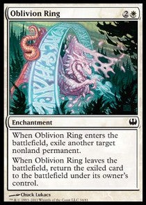Oblivion Ring - Duel Decks: Knights vs. Dragons (Common) [DDG-34]