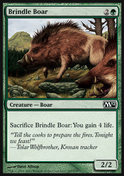Brindle Boar - Magic 2012 (Common) [M12-167]