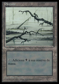 Swamp (V.1) - Fourth Edition: Black Bordered (Land)