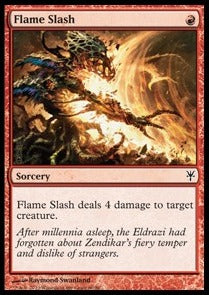 Flame Slash - Duel Decks: Sorin vs. Tibalt (Common) [DDK-60]