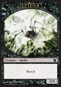 Spider Token (Black 2/4) - Modern Masters (Token) [MMA-T7]
