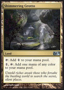 Shimmering Grotto - Magic 2014 (Uncommon) [M14-229]
