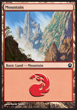 Mountain (V.4) - Theros (Land) [THS-245]