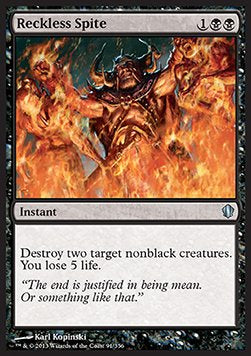 Reckless Spite - Commander 2013 (Uncommon) [C13-91]