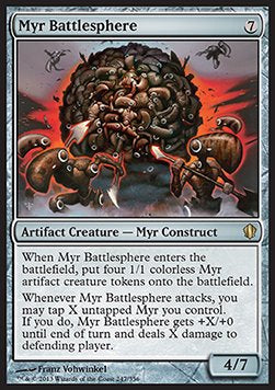 Myr Battlesphere - Commander 2013 (Rare) [C13-247]