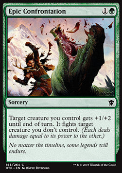 Epic Confrontation - Dragons of Tarkir (Common) [DTK-185]