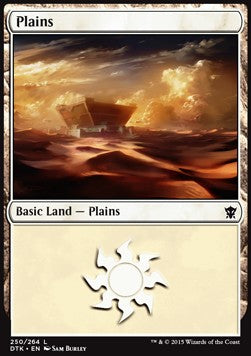 Plains (V.1) - Dragons of Tarkir (Land) [DTK-250]