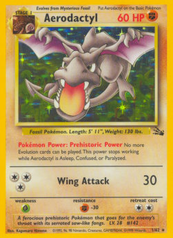 Aerodactyl - Fossil (Holo Rare) [FO-1]