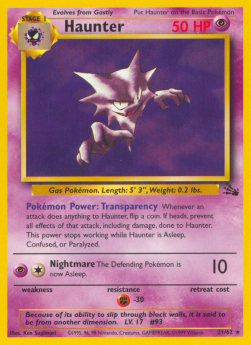 Haunter - Fossil (Rare) [FO-21]
