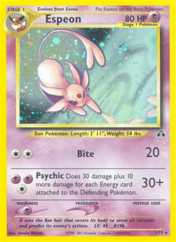 Espeon - Neo Discovery (Holo Rare) [NDI-1]