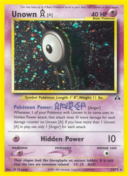 Unown - Neo Discovery (Holo Rare) [NDI-14]