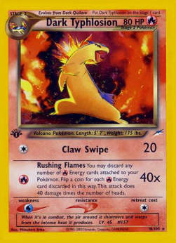 Dark Typhlosion - Neo Destiny (Holo Rare) [NDE-10]