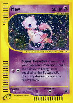 Mew - Expedition Base Set (Holo Rare) [EX-19]
