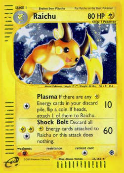 Raichu - Expedition Base Set (Holo Rare) [EX-25]
