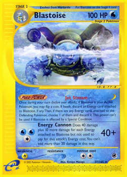 Blastoise - Expedition Base Set (Rare) [EX-37]